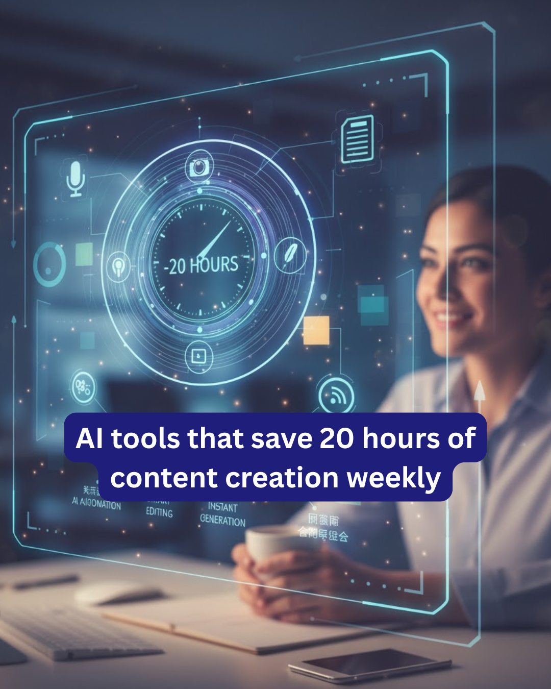 AI tools that save 20 hours of content creation weekly
