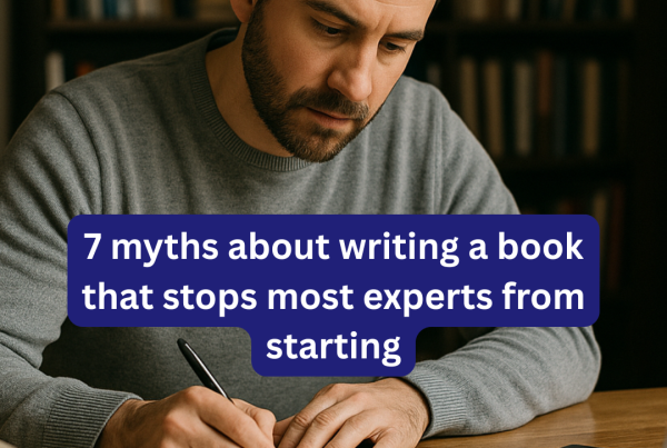 Discover 7 myths about writing a book that stop most experts. Learn the truth behind these book writing myths and how to finally begin.