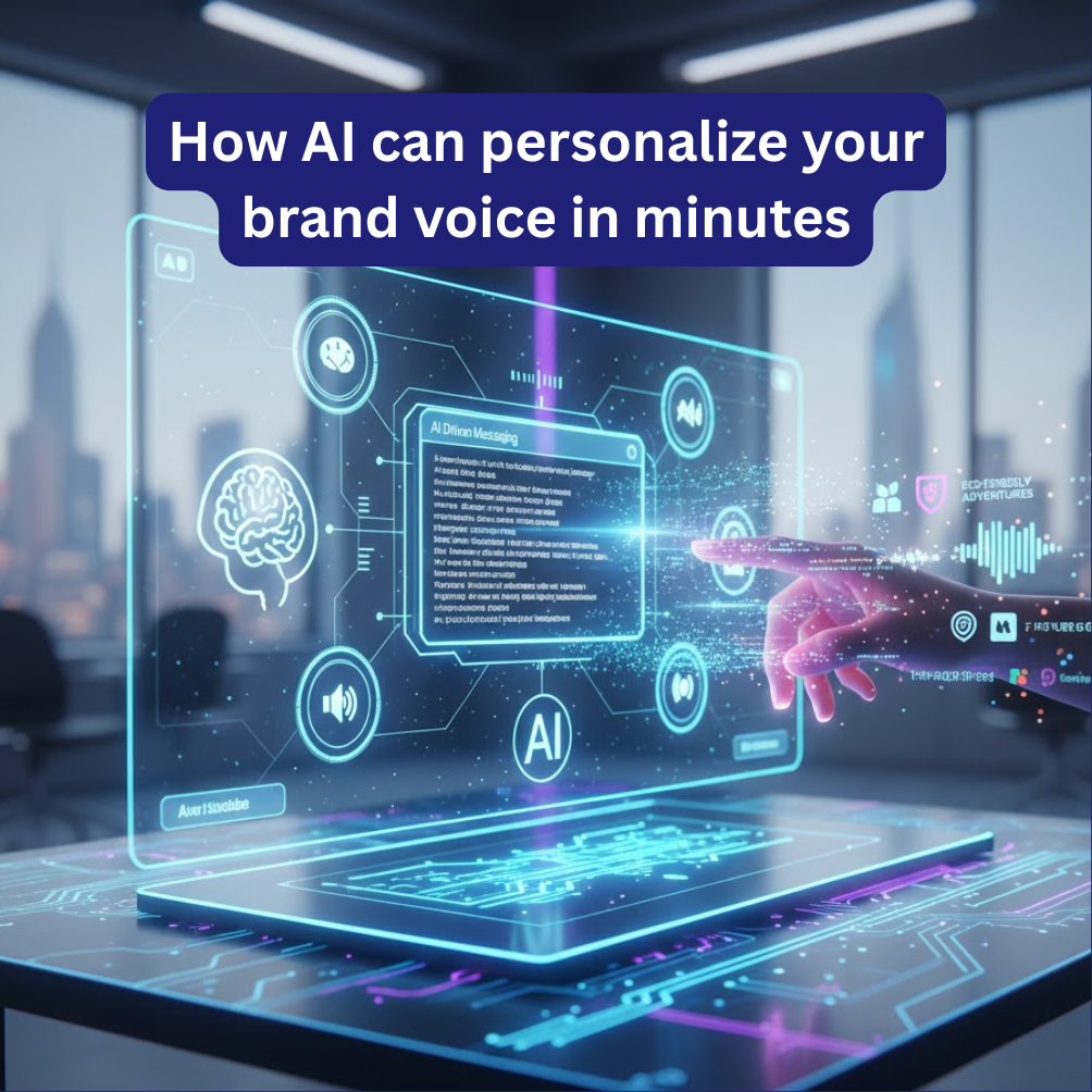 How AI can personalize your brand voice in minutes