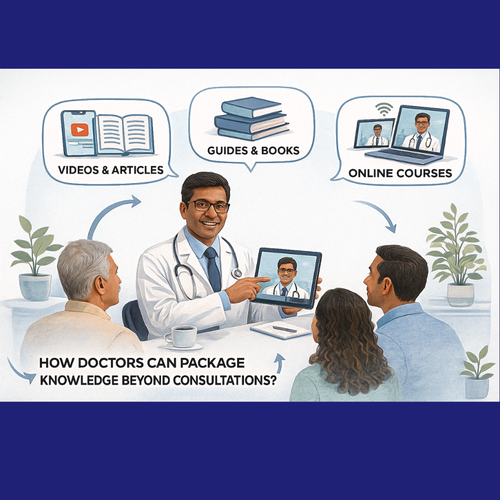 How doctors can package knowledge beyond consultations