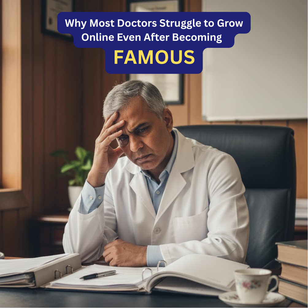 Why Most Doctors Struggle to Grow Online Even After Becoming “Famous”