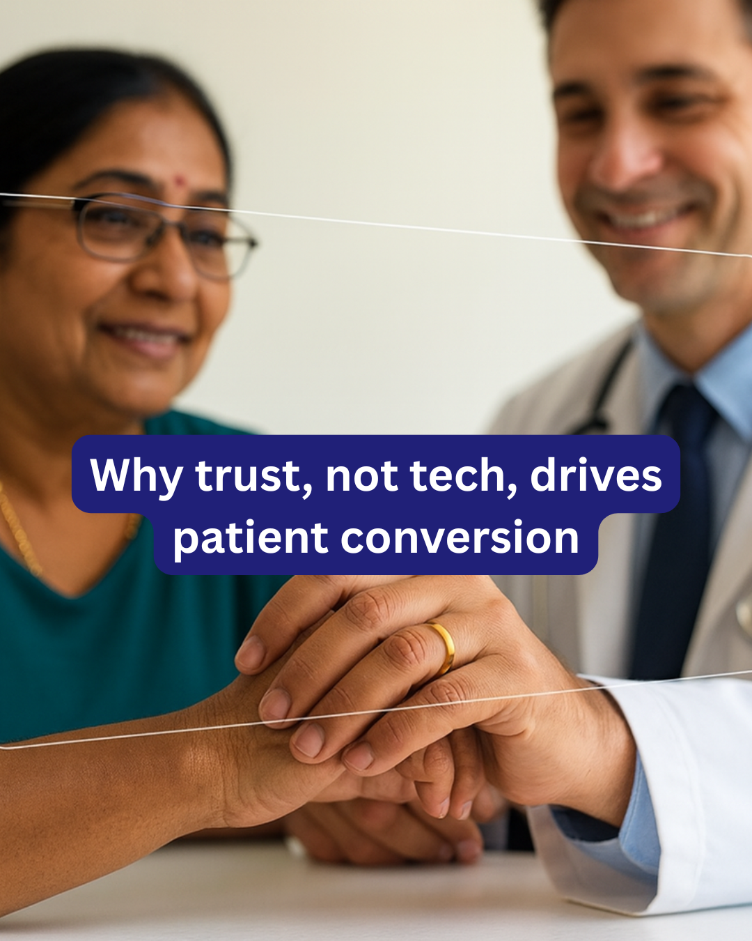 Why trust, not tech, drives patient conversion