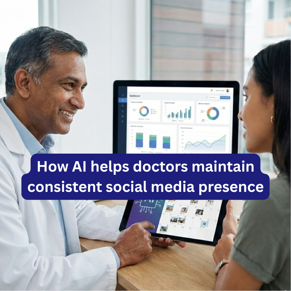 How AI helps doctors maintain consistent social media presence