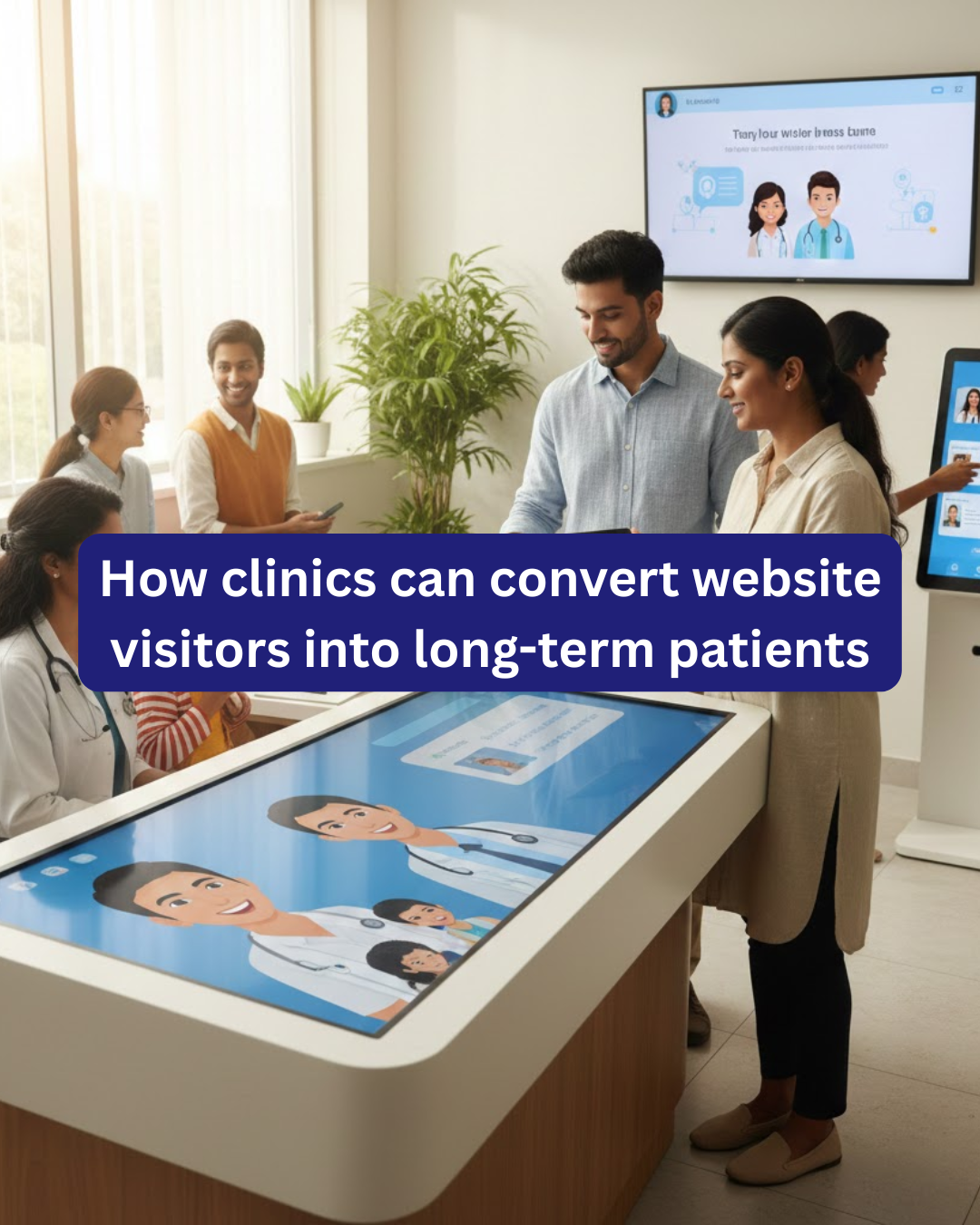 How clinics can convert website visitors into long-term patients