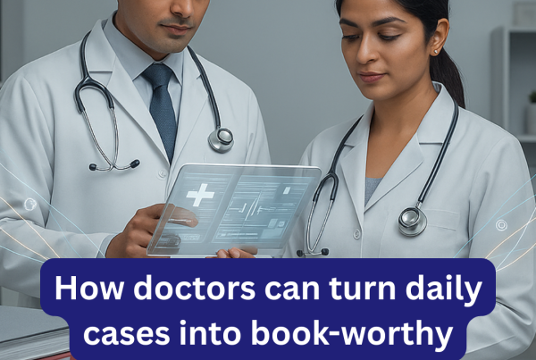 Discover how doctors can turn daily cases into book-worthy content. Learn simple ways to organize insights and build strong authority.