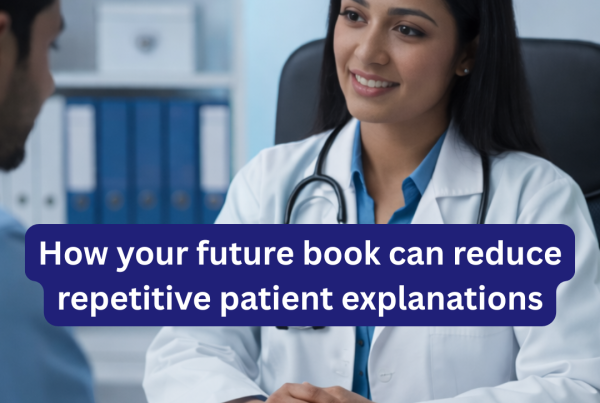 Learn how a future book can reduce repetitive patient explanations, save consultation time, and improve patient understanding.