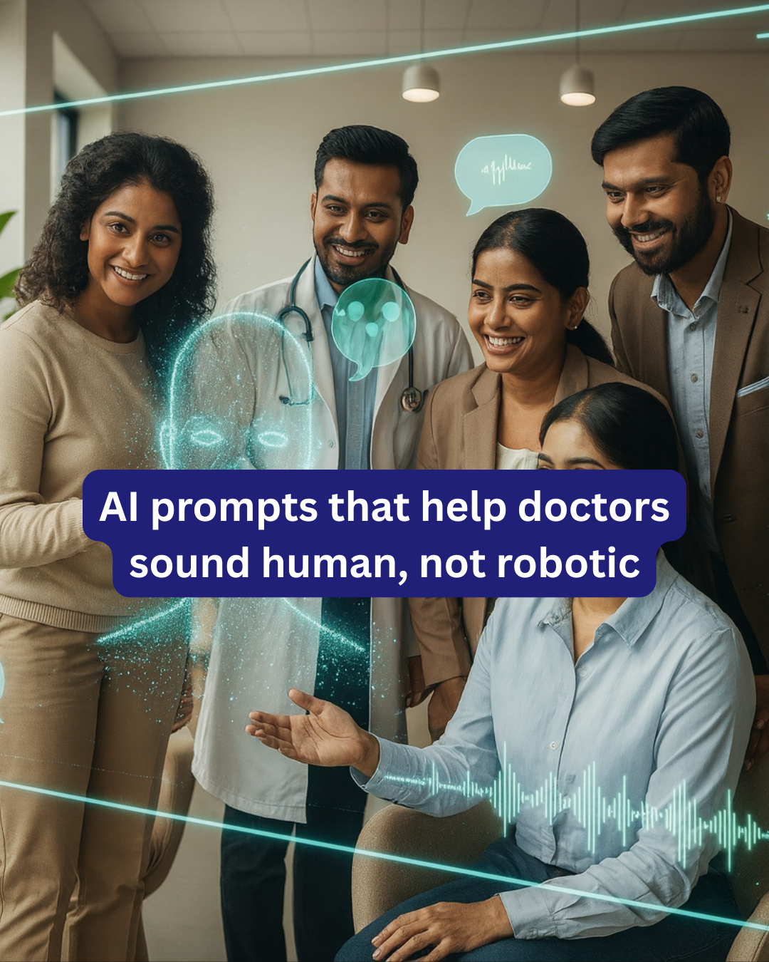 AI prompts that help doctors sound human, not robotic
