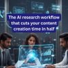 Discover how an AI research workflow helps doctors cut content creation time in half by simplifying research and improving productivity.