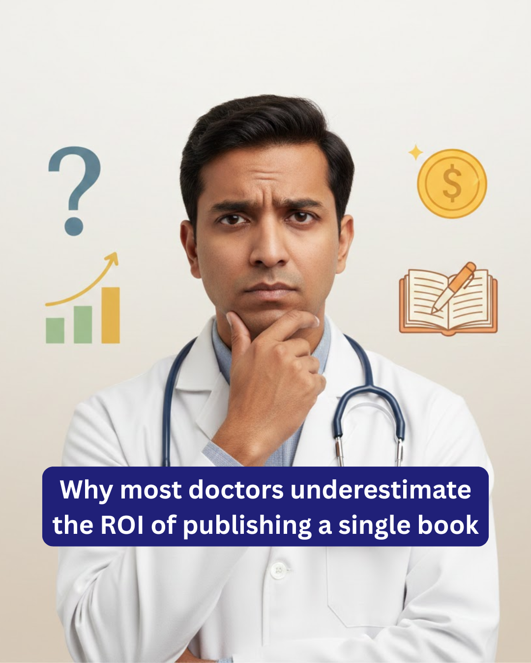 Why most doctors underestimate the ROI of publishing a single book